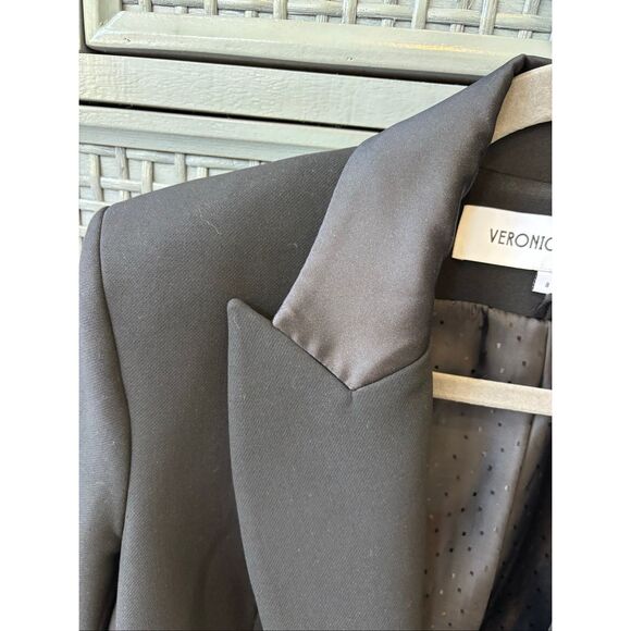 NWOT VERONICA BEARD Rickie Black Dickey Jacket, Sz 8, $795 - Picture 10 of 14